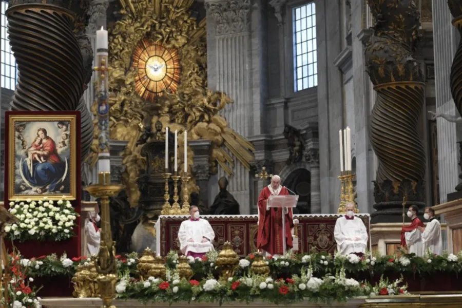 Pope Francis celebrates Pentecost Sunday Mass in St. Peter’s Basilica, May 23, 2021?w=200&h=150